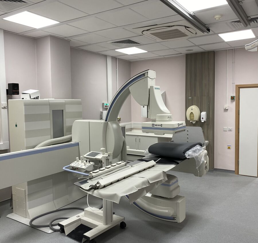 Interventional imaging room by Friargreen Construction